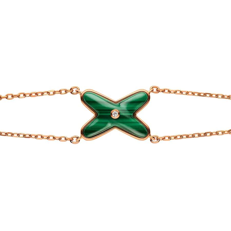 ¡®Star¡¯JEUX BRACELET MALACHITE PINK GOLD 1 DIAMOND
