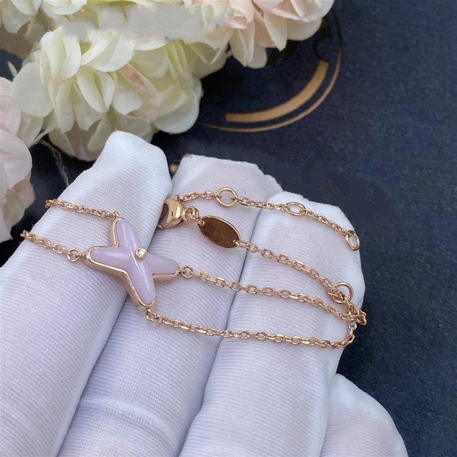 ¡®Star¡¯JEUX BRACELET PINK MOP PINK GOLD 1 DIAMOND