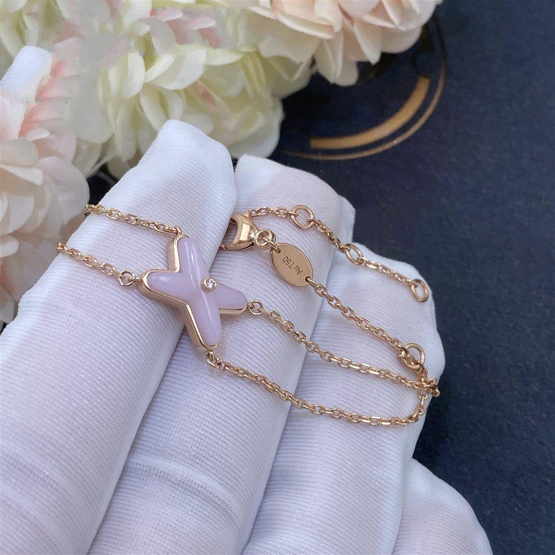 ¡®Star¡¯JEUX BRACELET PINK MOP PINK GOLD 1 DIAMOND