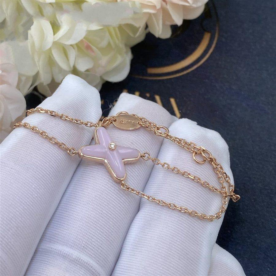 ¡®Star¡¯JEUX BRACELET PINK MOP PINK GOLD 1 DIAMOND
