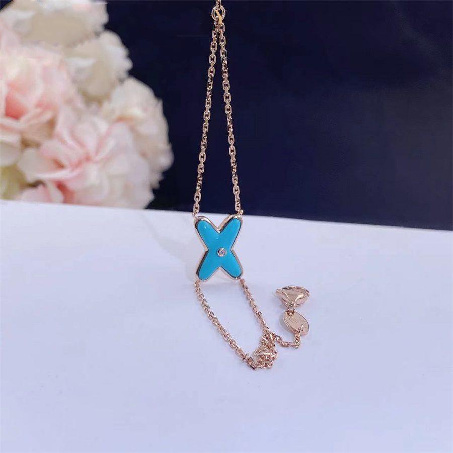 ¡®Star¡¯JEUX BRACELET TURQUOISE PINK GOLD 1 DIAMOND