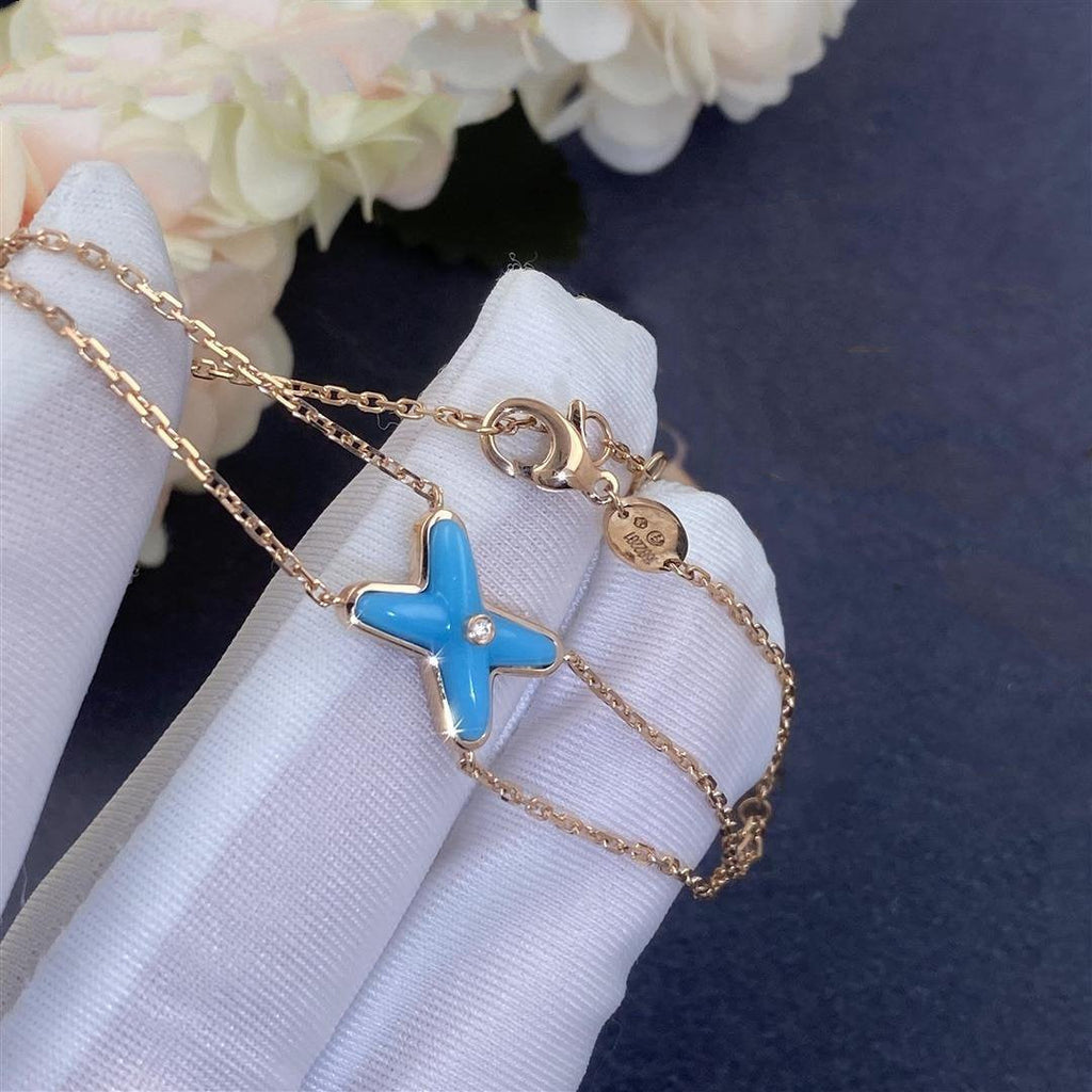 ¡®Star¡¯JEUX BRACELET TURQUOISE PINK GOLD 1 DIAMOND