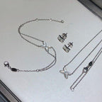 ¡®Star¡¯JEUX BRACELET WHITE MOP SILVER 1 DIAMOND