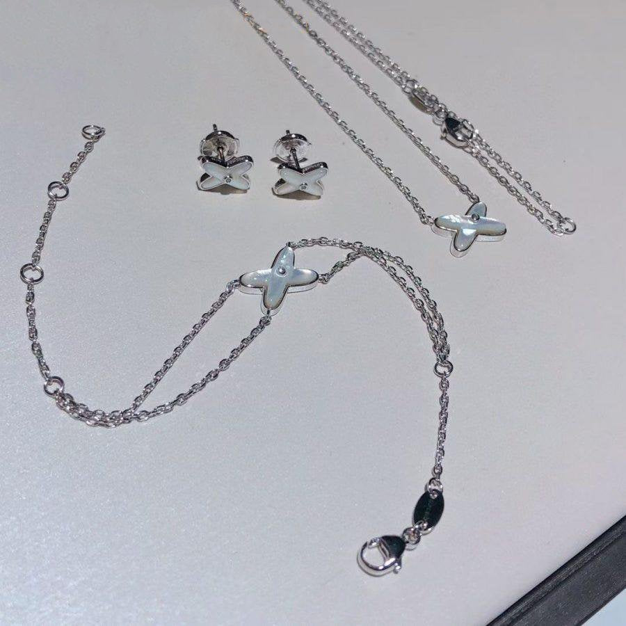 ¡®Star¡¯JEUX BRACELET WHITE MOP SILVER 1 DIAMOND