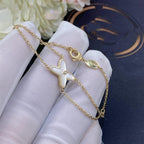 ¡®Star¡¯JEUX BRACELET WHITE MOP GOLD 1 DIAMOND