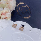 ¡®Star¡¯JEUX DE PINK GOLD DIAMOND EARRINGS