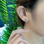 ¡®Star¡¯JEUX DE SILVER DIAMOND EARRINGS