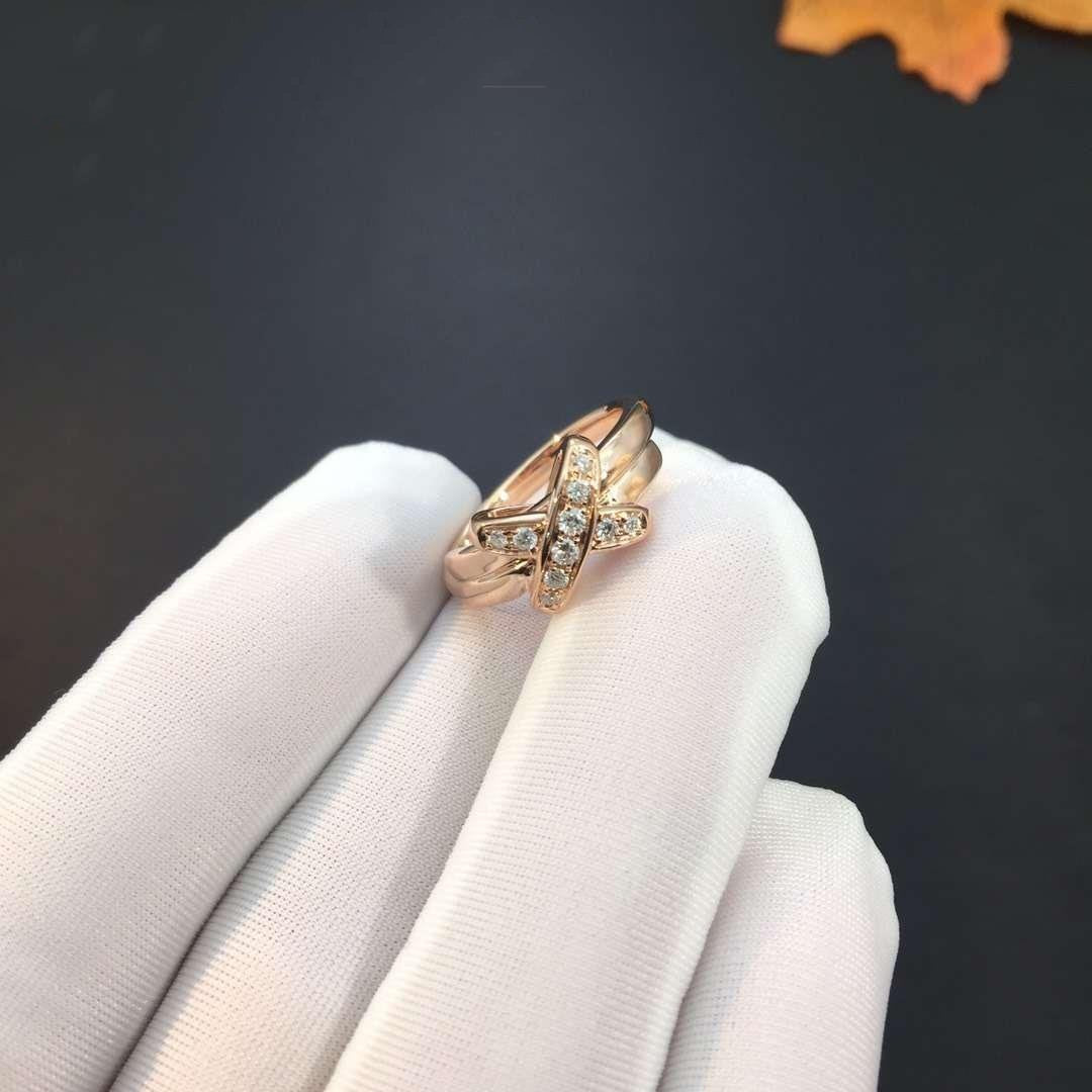 ¡®Star¡¯JEUX DE PINK GOLD DIAMOND RING