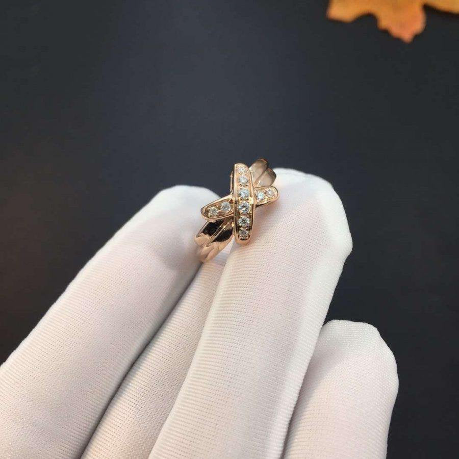 ¡®Star¡¯JEUX DE PINK GOLD DIAMOND RING