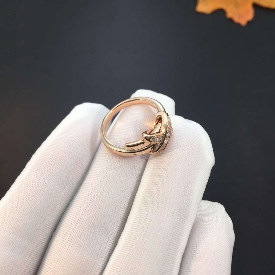 ¡®Star¡¯JEUX DE PINK GOLD DIAMOND RING