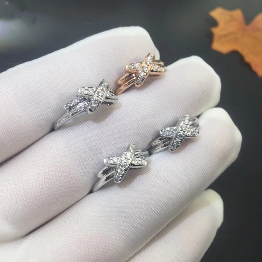 ¡®Star¡¯JEUX DE SILVER DIAMOND RING