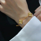 [Star]New  CLOVER 5 MOTIF LASER BRACELET COLLECTION