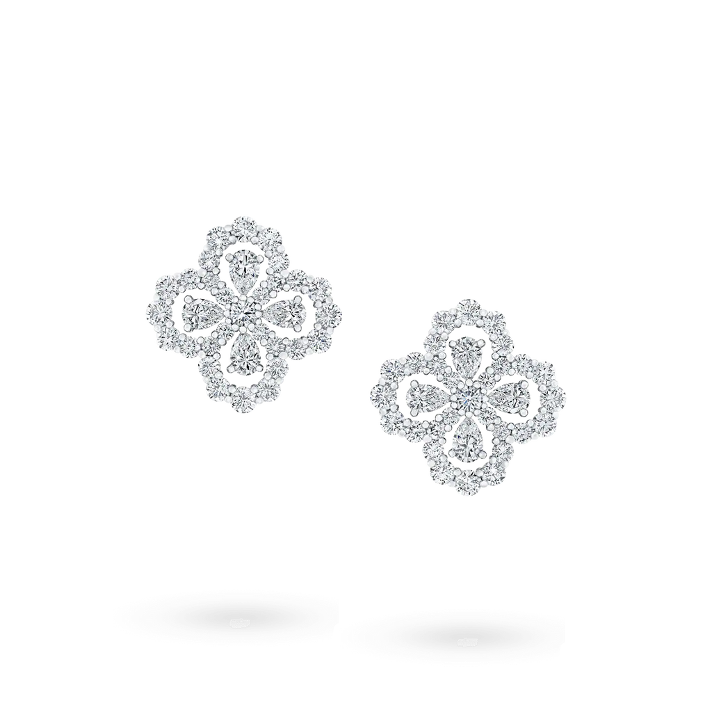 ¡®Star¡¯LOOP EARRINGS FULL MOTIF DIAMOND 16MM