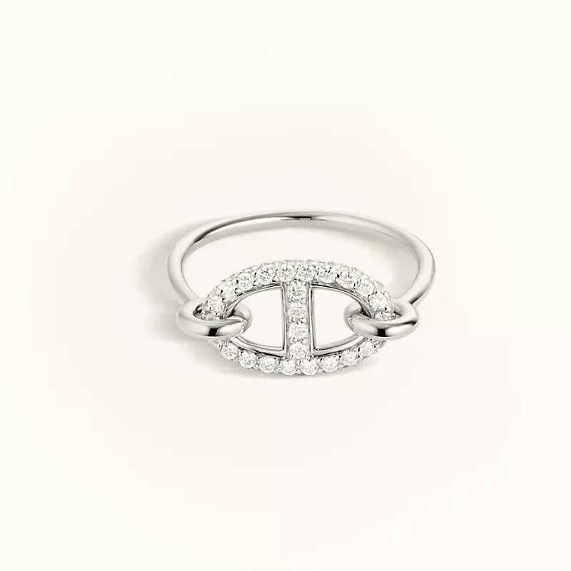 ¡®Star¡¯RONDE SMALL SILVER DIAMOND RING
