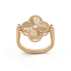 ¡®Star¡¯CLOVER RIVERSIBLE ROSE GOLD RING
