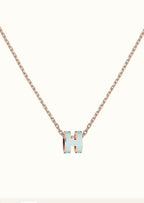 ¡®Star¡¯POP H LIGHT BLUE NECKLACE
