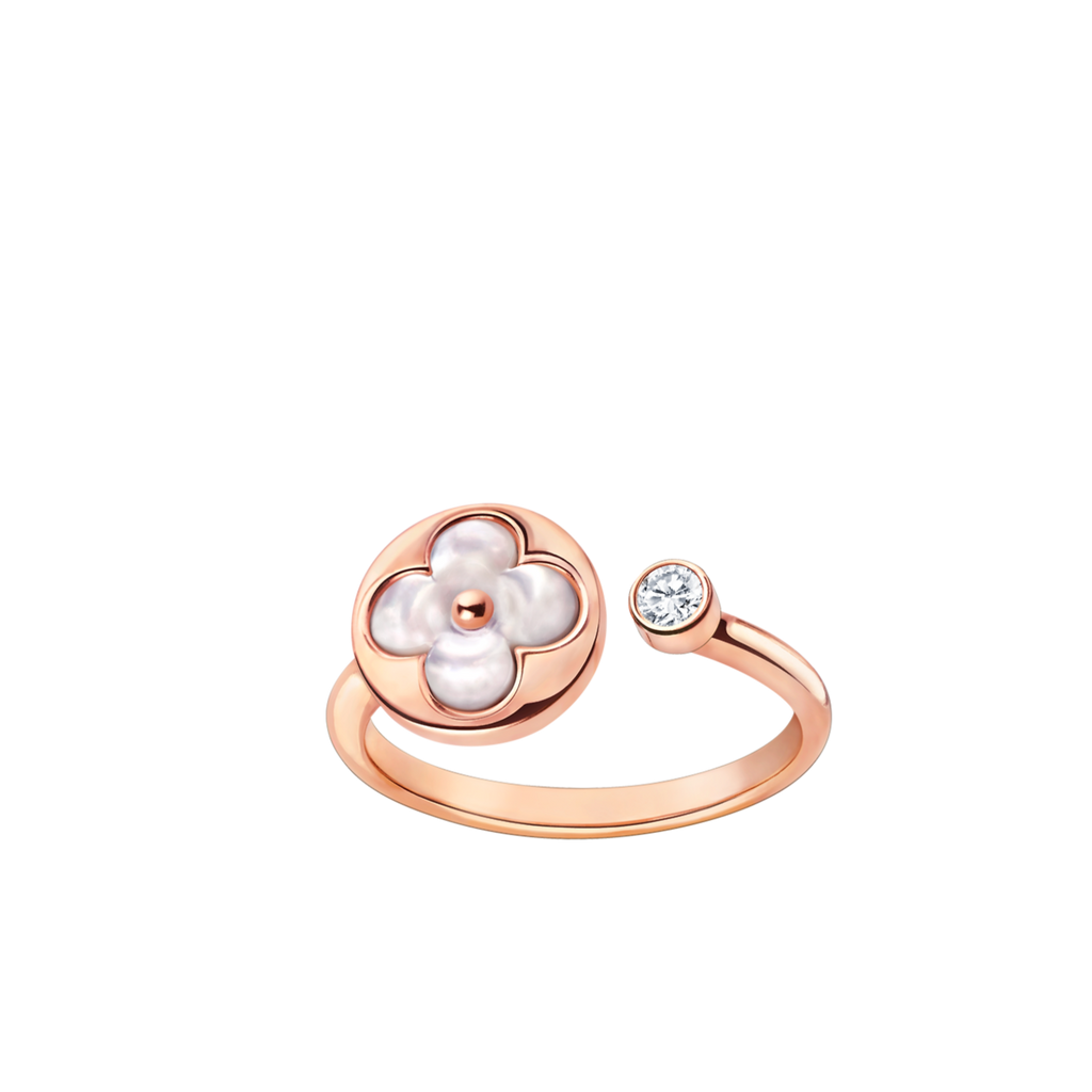 ¡®Star¡¯SUN 1 DIAMOND PINK MOP RING
