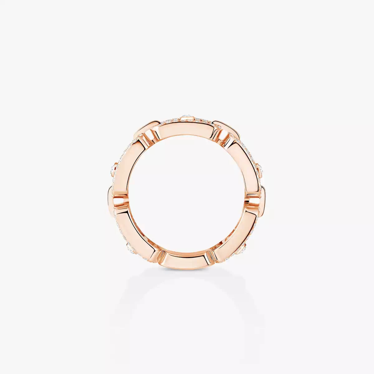 [moco jewelrys ]Move Link Pave_-Set Diamond Ring in Gold