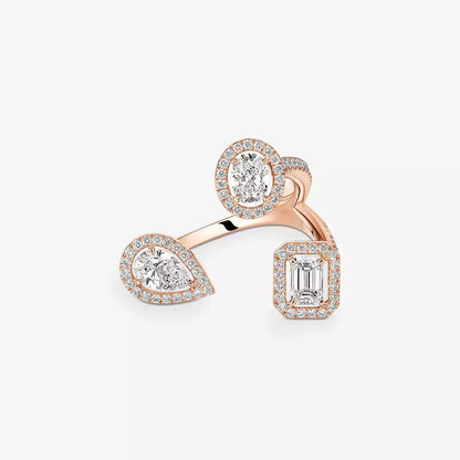 [[moco jewelrys ] Diamond Ring 0,25ct My Twin Trilogy