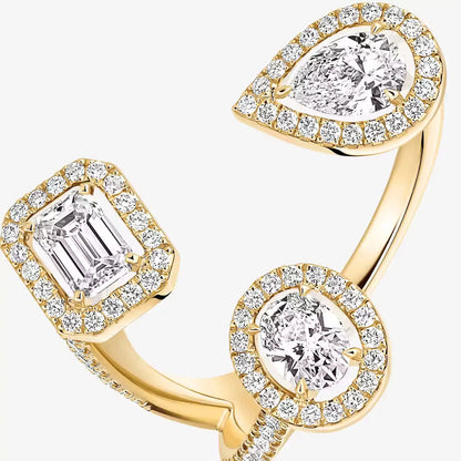 [[moco jewelrys ] Diamond Ring 0,25ct My Twin Trilogy