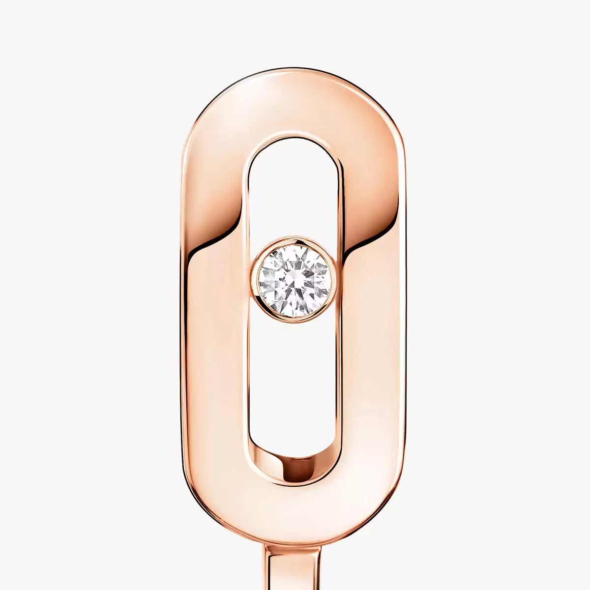 [moco jewelrys ]Diamond Mini Hoop Earrings Move Classique