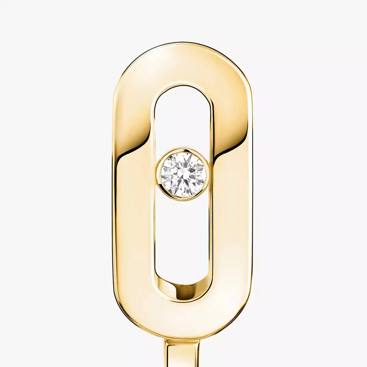 [moco jewelrys ]Diamond Mini Hoop Earrings Move Classique