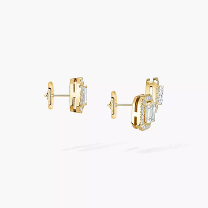 [moco jewelrys ]Diamond Earrings 0,10ct My Twin 1+2