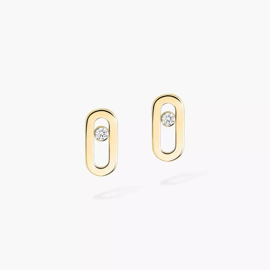 [moco jewelrys ]Move Uno Diamond Stud Earrings