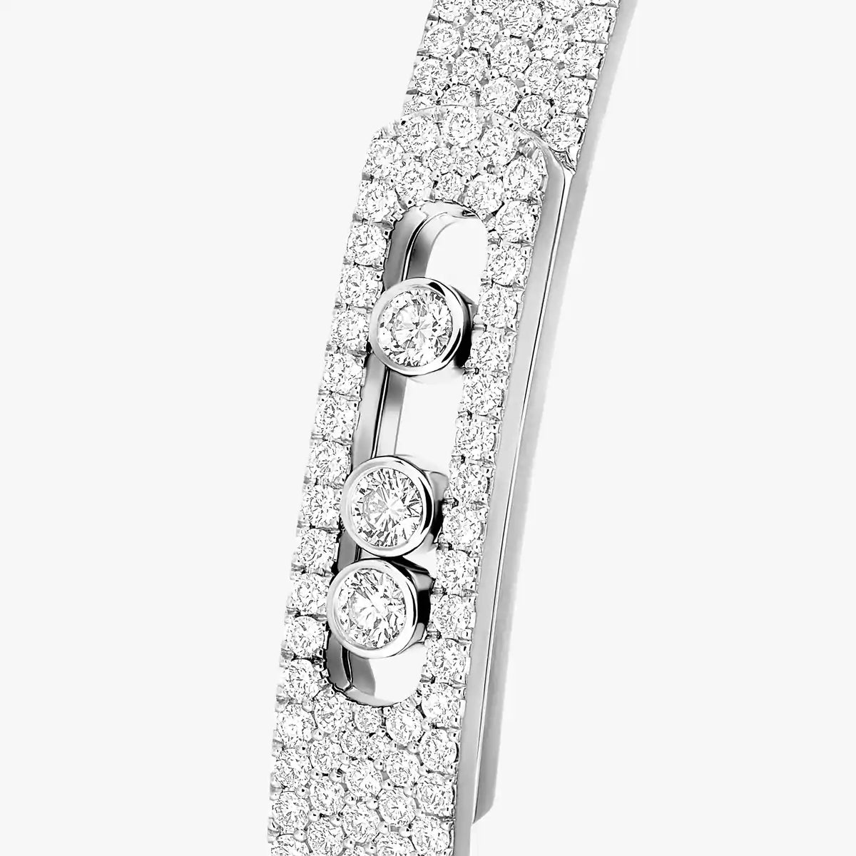 [moco jewelrys ]Move Noa Full Pavé Diamond Bangle Bracelet