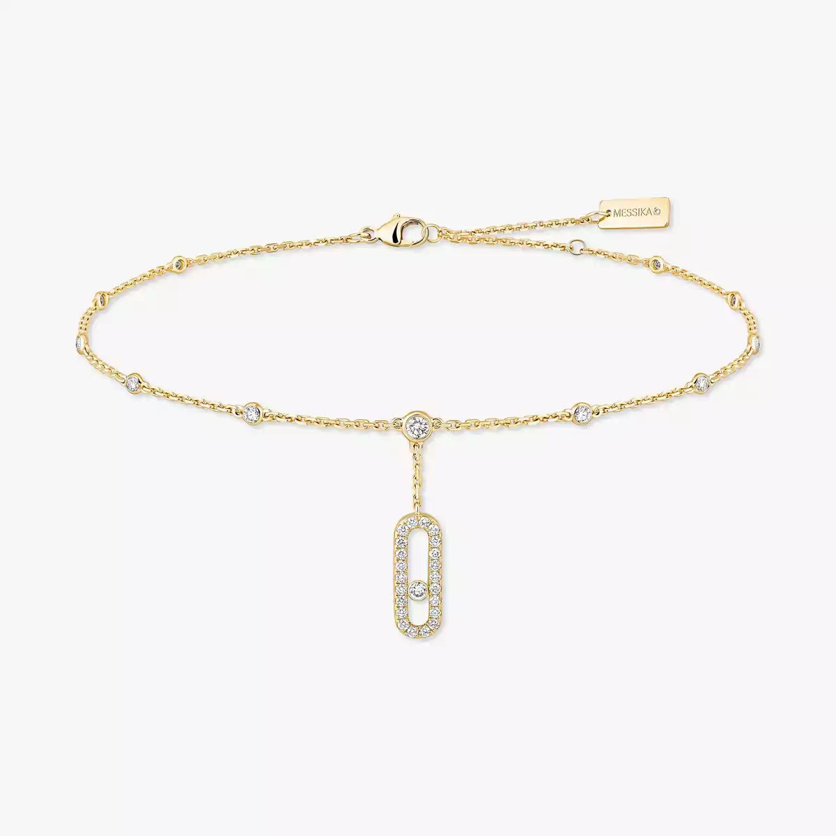 [moco jewelrys ] Move Uno pavé ankle bracelet