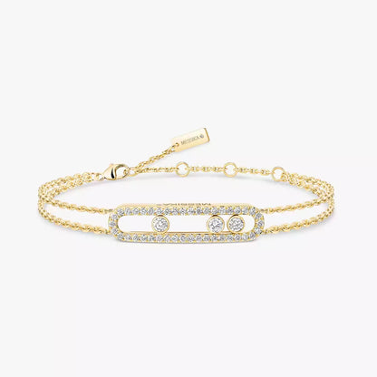[moco jewelrys ] Move Classique pavé bracelet