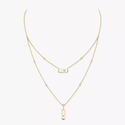 [moco jewelrys ] Move Uno Diamond Necklace