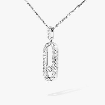 [moco jewelrys ]Move Uno Diamond Necklace in Rose Gold