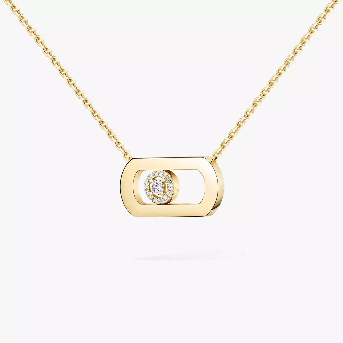 [moco jewelrys ]So Move Diamond Necklace in Gold