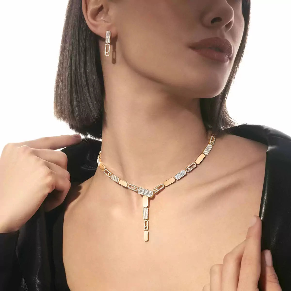 [moco jewelrys ]Imperial Move SM Diamond Earrings