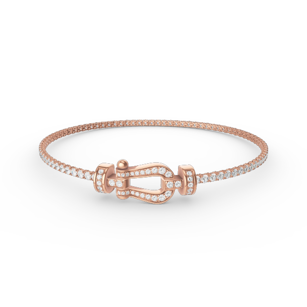 ¡®Star¡¯FORCE  HORSESHOE  DIAMOND TENNIS BRACELET