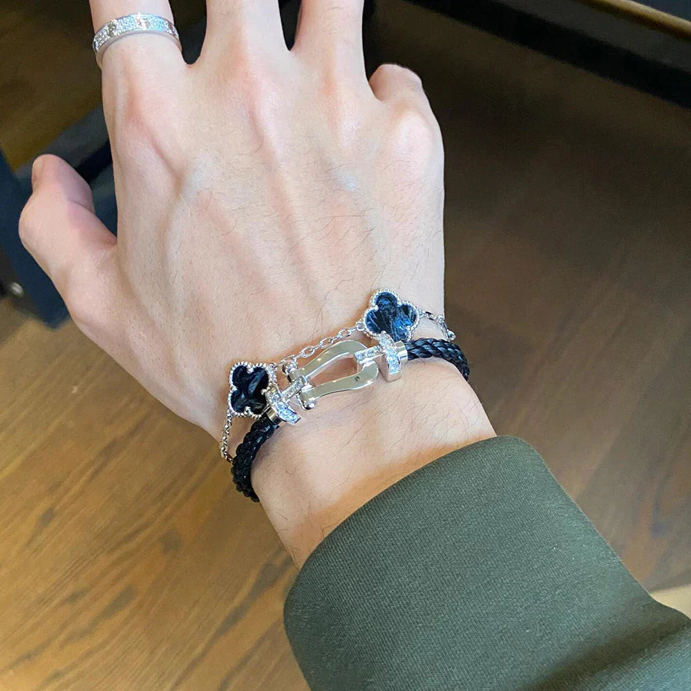 [Star]New CLOVER 5 MOTIF PIETERSITE BRACELET COLLECTION