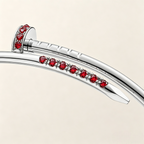 [Star] JUSTE BRACELET 2.5MM DIAMONDS NEW