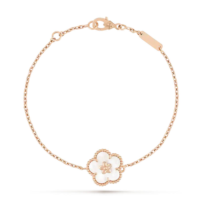 ¡®Star¡¯LUCKY WHITE MOP PLUM BLOSSOM  BRACELET