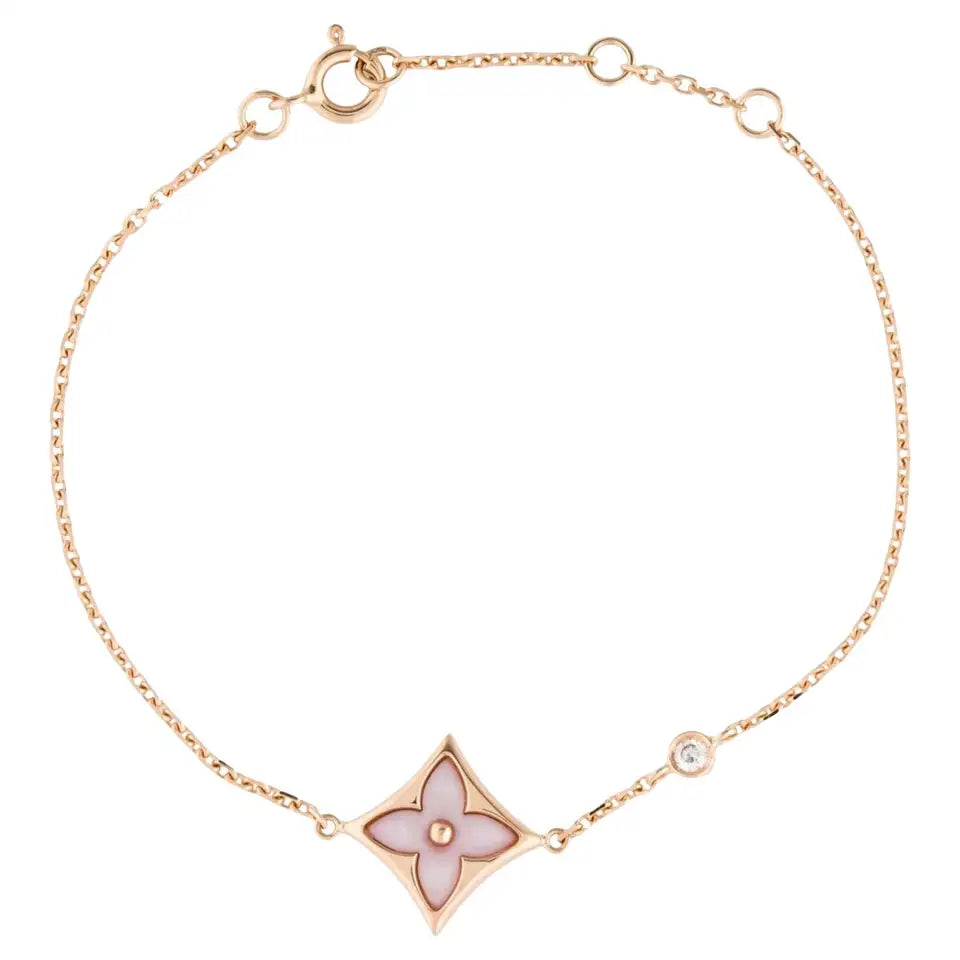 ¡®Star¡¯STAR 1 DIAMOND PINK GOLD BRACELET