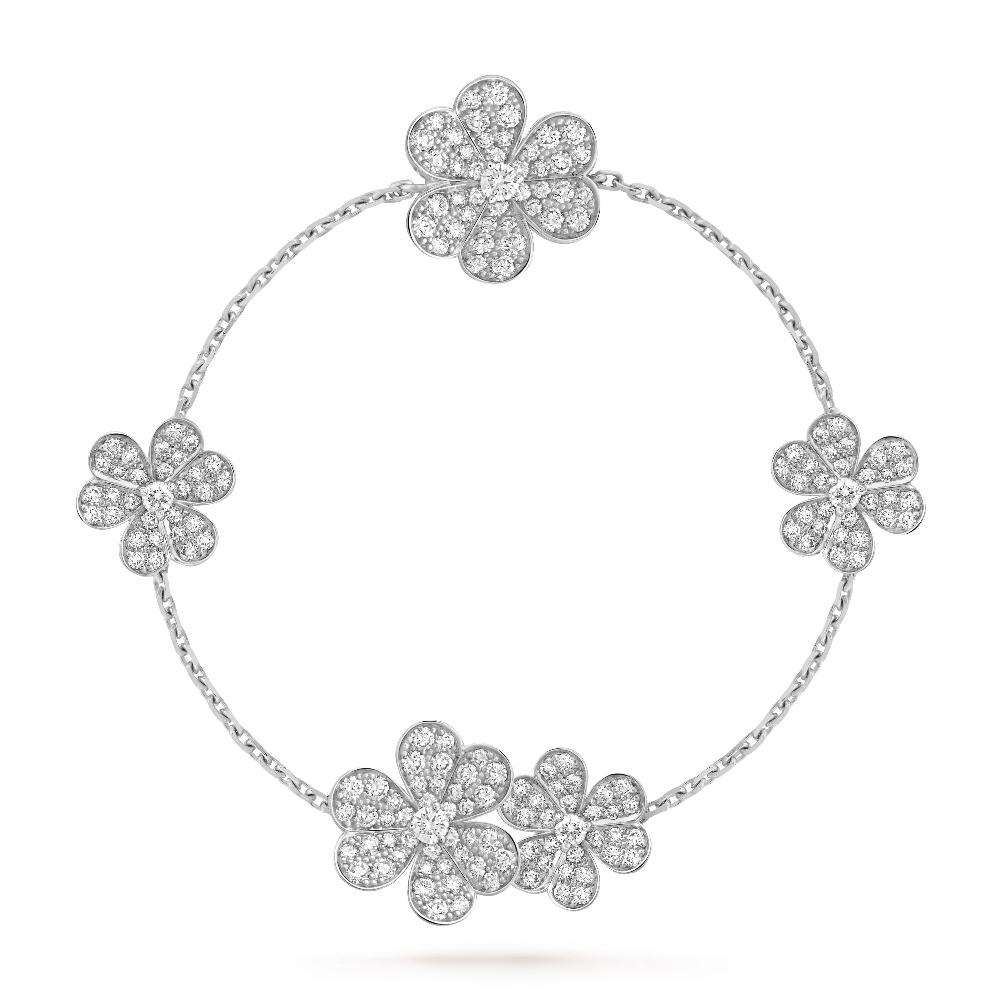 ¡®Star¡¯FRIVOLE SILVER 5 FLOWERS BRACELET
