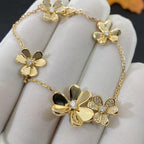 ¡®Star¡¯FRIVOLE GOLD 5 FLOWERS BRACELET