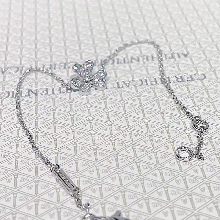 ¡®Star¡¯FRIVOLE SILVER FLOWER DIAMOND BRACELET