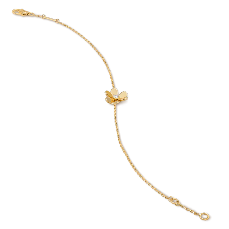 ¡®Star¡¯FRIVOLE GOLD FLOWER PINK MALACHITE BRACELET