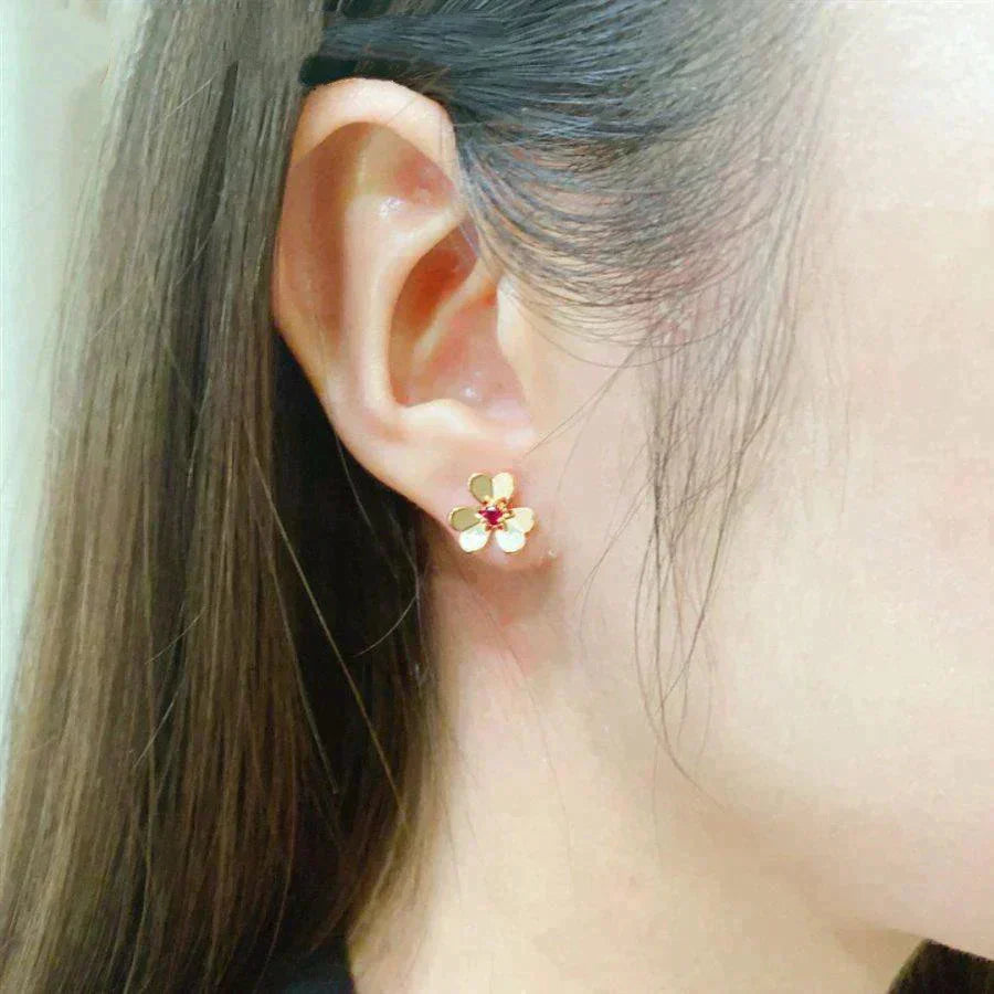 ¡®Star¡¯FRIVOLE  FLOWER PINK EARRINGS