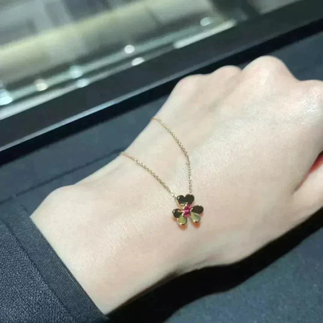 ¡®Star¡¯FRIVOLE GOLD FLOWER NECKLACE
