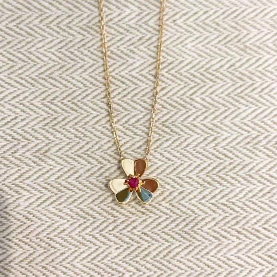 ¡®Star¡¯FRIVOLE GOLD FLOWER NECKLACE