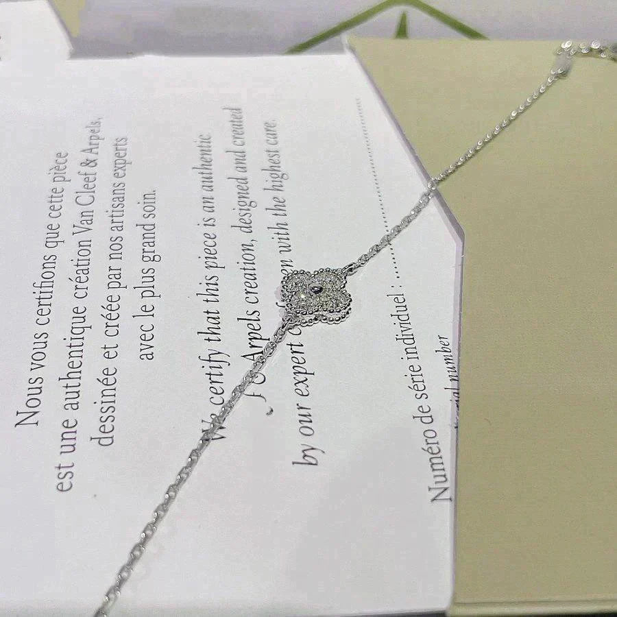 ¡®Star¡¯CLOVER  SINGLE FLOWER BRACELET SILVER