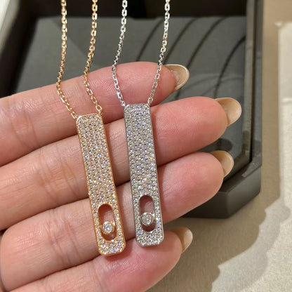 [moco jewelrys ]MY FIRST DIAMOND PAVED NECKLACE