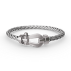 ¡®Star¡¯FORCE LARGE HORSESHOE NO DIAMOND BRACELET SILVER